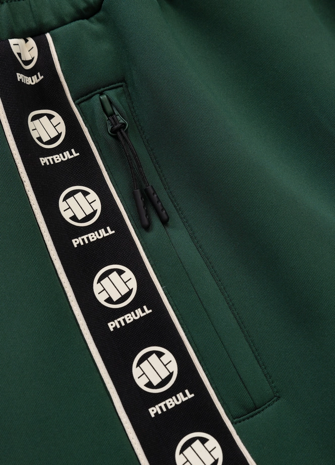 Spodnie męskie dresowe Pitbull Pit Bull Powers zielone