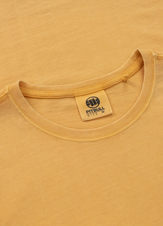 Koszulka męska T-Shirt Pit Bull Pitbull Denim Washed Oceanside 25 żółta