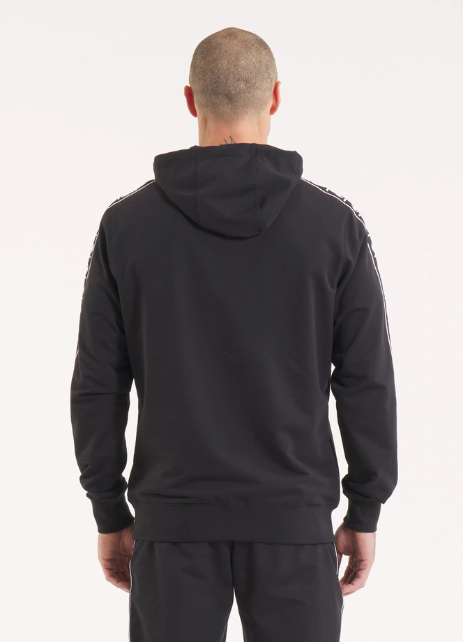 Bluza męska z kapturem Pitbull Pit Bull Tape Nugget czarna