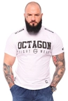 Koszulka męska T-shirt Octagon Fight Wear OCTAGON biała