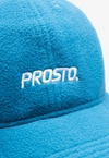 Czapka z daszkiem polarowa Prosto Fleece niebieska
