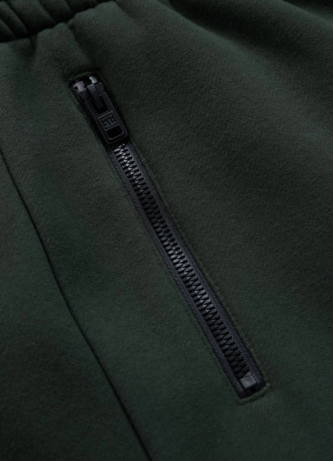 Spodnie męskie dresowe Pit Bull Hatton 25 ciemno zielone