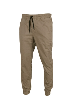 Spodnie materiałowe męskie jogger Elade beżowe