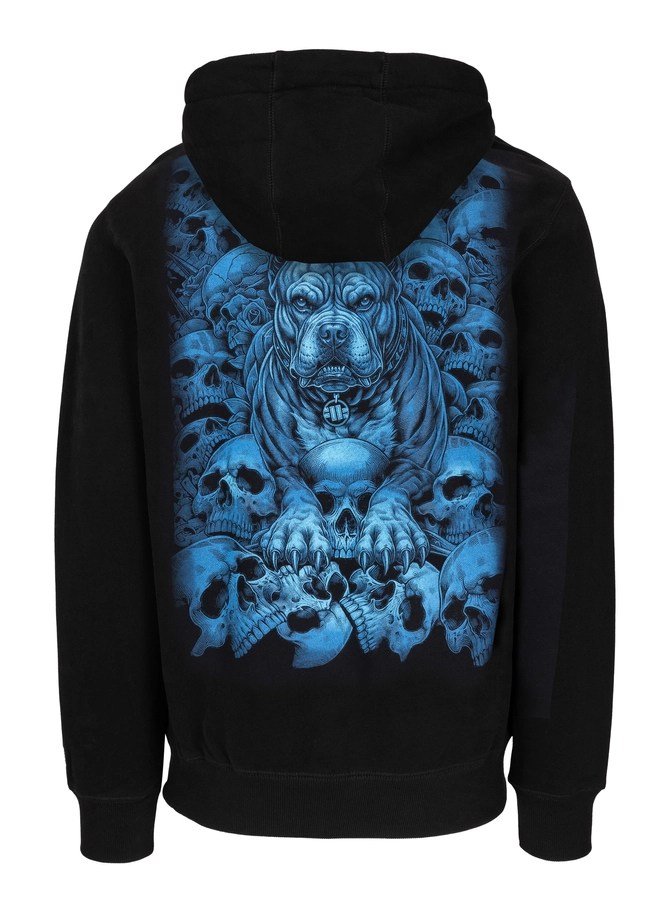 Bluza męska z kapturem Pit Bull Guardian Angel czarna