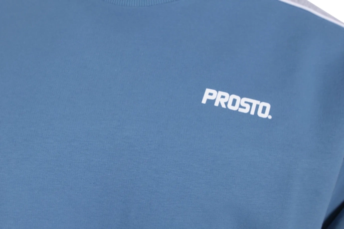 Bluza męska Prosto Klasyk Fraxle crewneck niebieska