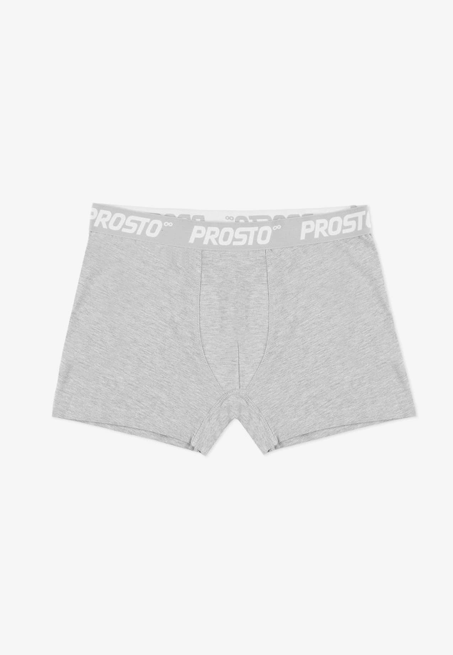 Bokserki męskie Prosto zestaw 3pack szare