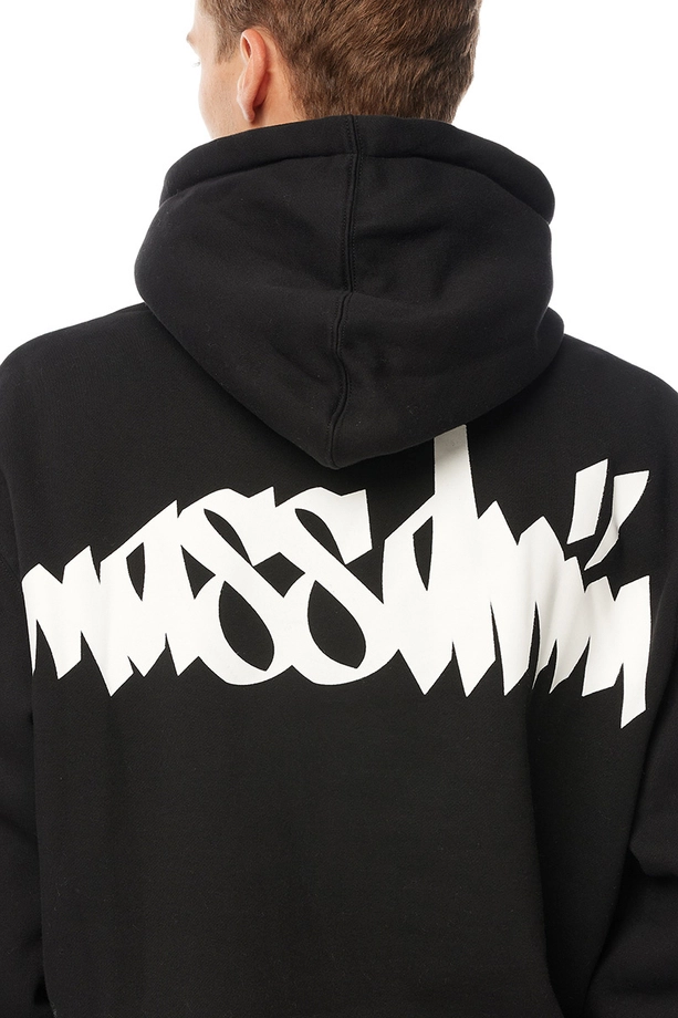 Bluza męska z kapturem Mass Dnm Nostalgia. Angel czarna