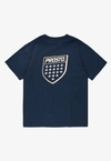 Koszulka męska t-shirt Prosto Big Shield granatowa