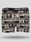 Bokserki męskie John Frank Skull Dollars czarne