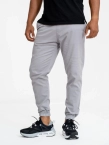 Spodnie męskie Materiałowe Jogger Jigga Wear Base szare