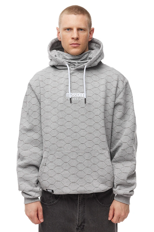 Bluza męska z kapturem Mass Dnm Biarritz szara