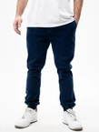 Spodnie męskie Jogger Jeans Jigga Wear Crown Deep Blue niebieskie