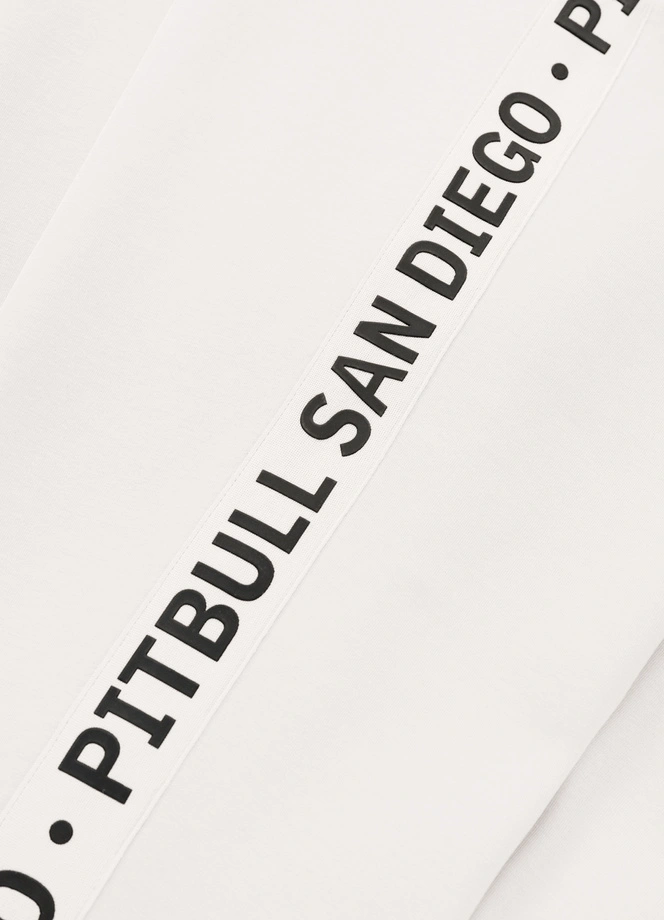 Spodnie dresowe damskie Pit Bull Explory Tape białe