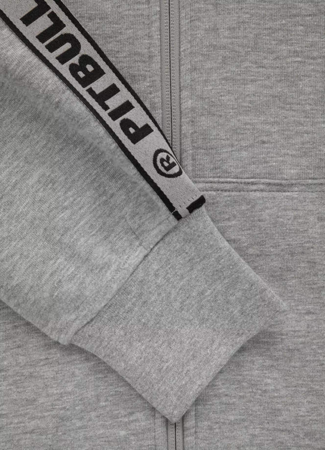 Bluza męska Pit Bull West Coast Dandridge Pitbull hooded szara