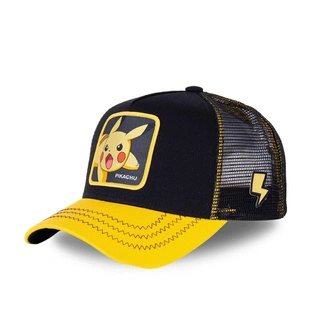 Czapka z daszkiem Capslab Pikachu czarna