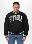 Kurtka męska przejściowa bejsbolówka Pit Bull Jupiter czarna