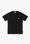 Koszulka męska t-shirt Prosto Shield Slim czarna