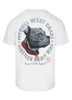 Koszulka męska T-Shirt Pit Bull Pitbull Strenght & Respect biała