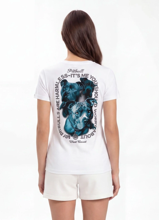 Koszulka t-shirt damska Pit Bull Protector biała