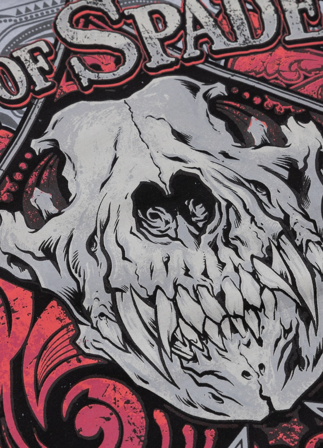 Koszulka męska T-Shirt Pit Bull Pitbull Denim Washed Ace Of Spades II niebieska