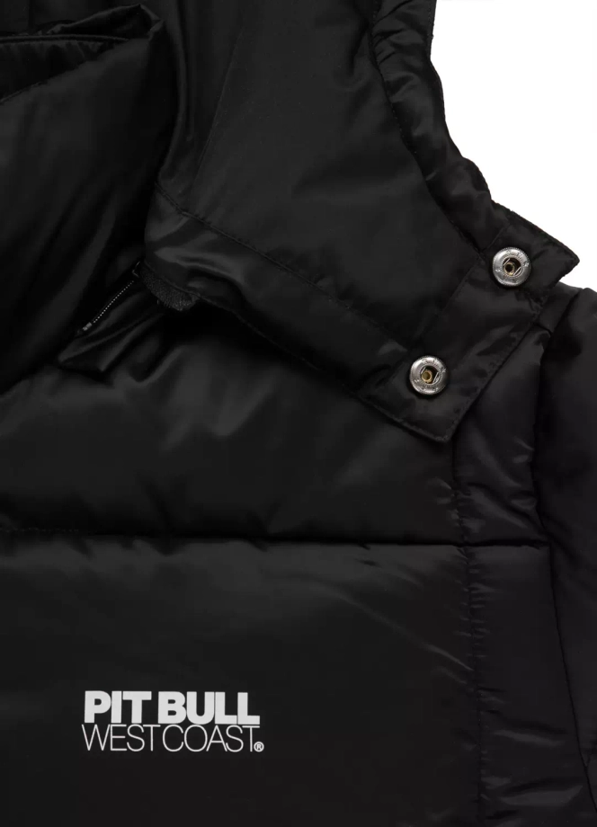 Kurtka zimowa męska Pit Bull Walpen Hooded Jacket czarna