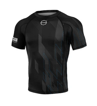 Koszulka męska rashguard Octagon PREMIUM Diamond czarna
