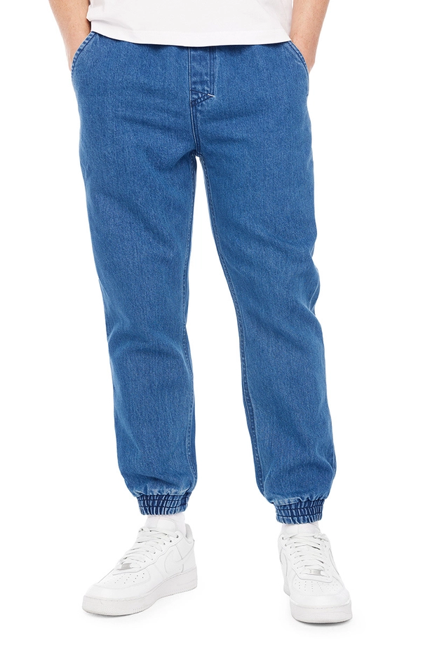 Spodnie męskie Jogger Jeans Mass Denim Signature 2.0 '25 niebieskie