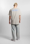 Koszulka męska t-shirt oversize Prosto Big Log Infinity szara