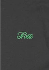Koszulka longsleeve męski Prosto Coolt grafitowa czarna