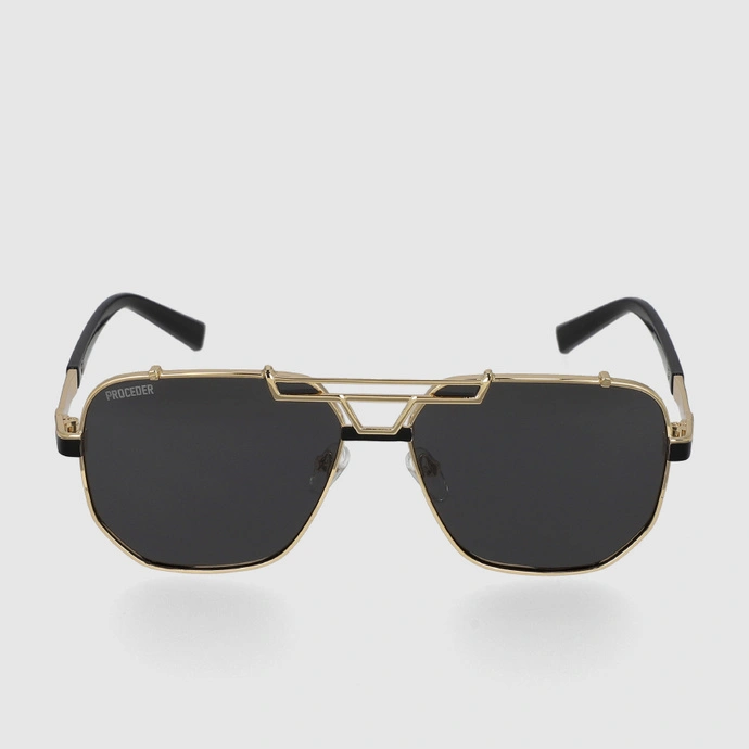 Okulary przeciwsłoneczne Chada Proceder Aviator 124-1 czarne