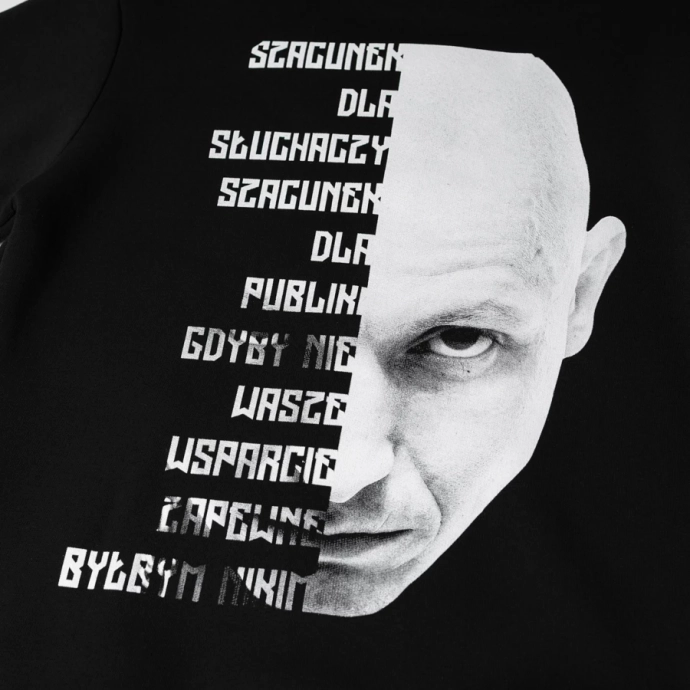 Bluza męska z kapturem Chada Proceder Szacunek czarna