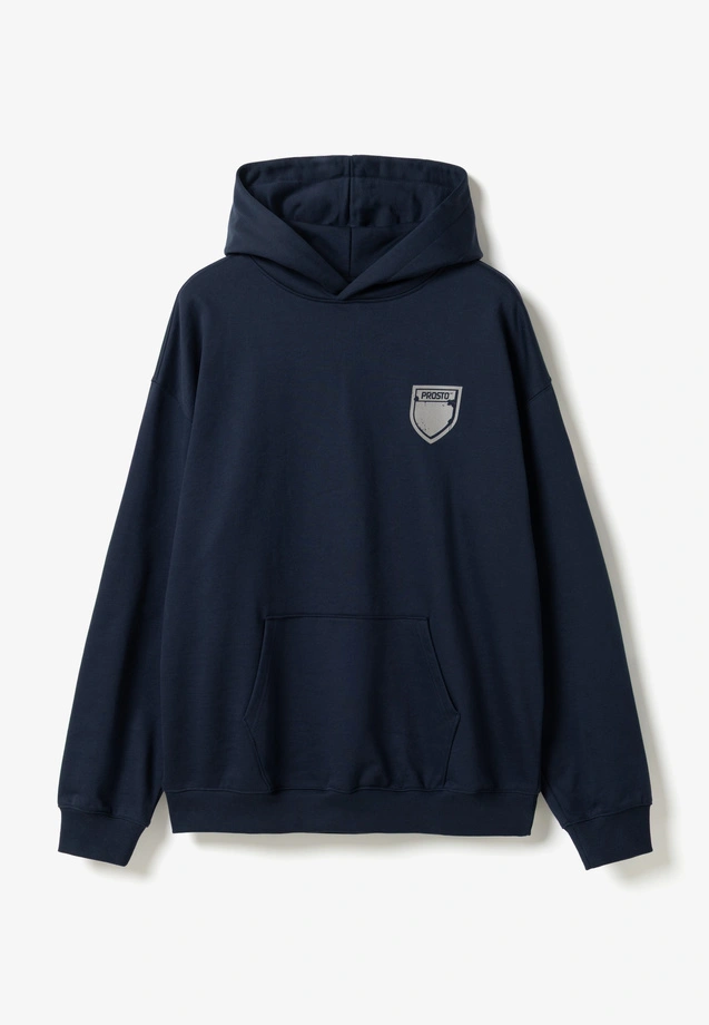 Bluza męska z kapturem Prosto Splash Shield granatowa