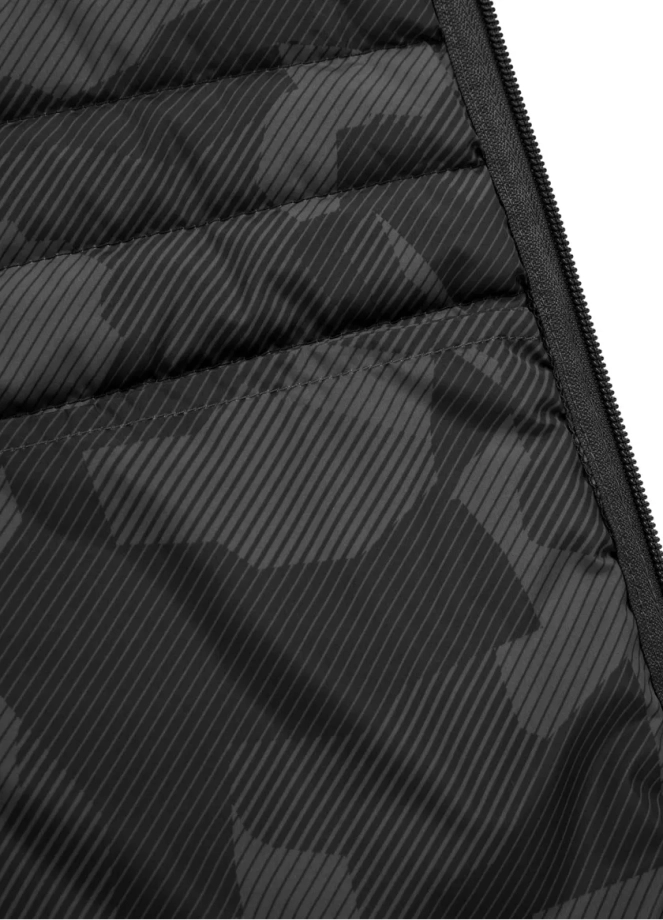 Bezrękawnik męski Kamizelka z kapturem Pit Bull Dillard czarny camo