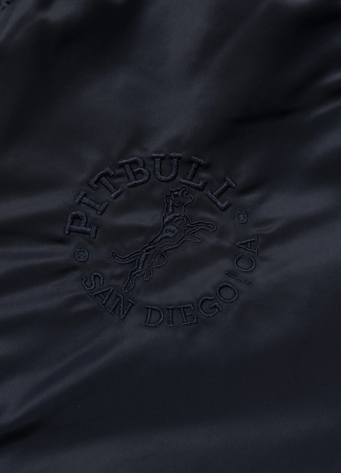Kurtka męska przejściowa bejsbolówka Pit Bull Hacket granatowa