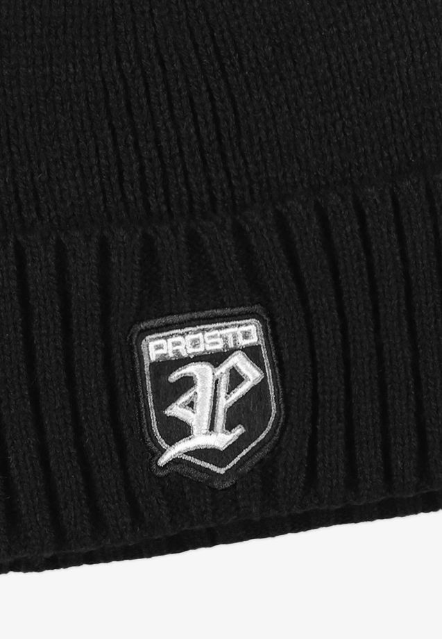 Czapka zimowa Prosto Shield czarna