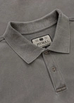 Koszulka męska Polo Pitbull Pique Small Logo Washed brązowa