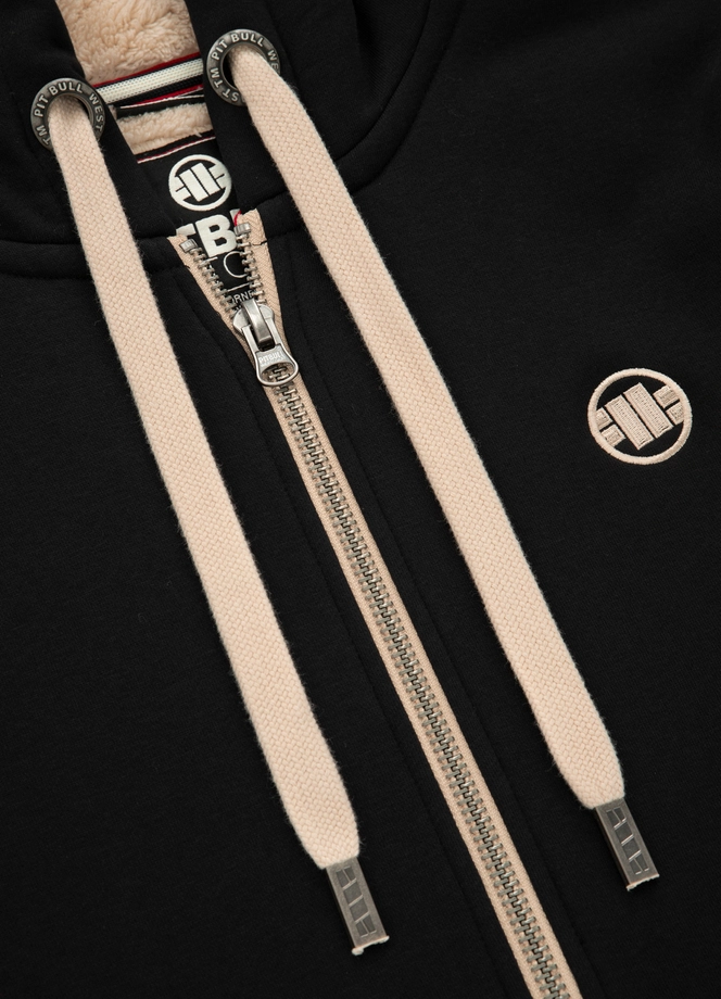 Bluza męska rozpinana z kapturem Pit Bull Sherpa Ruffin II beżowa/czarna