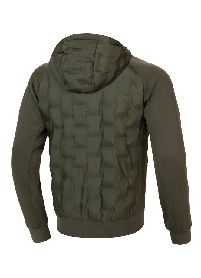 Kurtka męska przejściowa wiosenna Pit Bull Roxton Hooded zielona