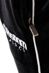 Spodnie dresowe męskie Mass DNM Classic Cut Velour Baggy Fit czarne
