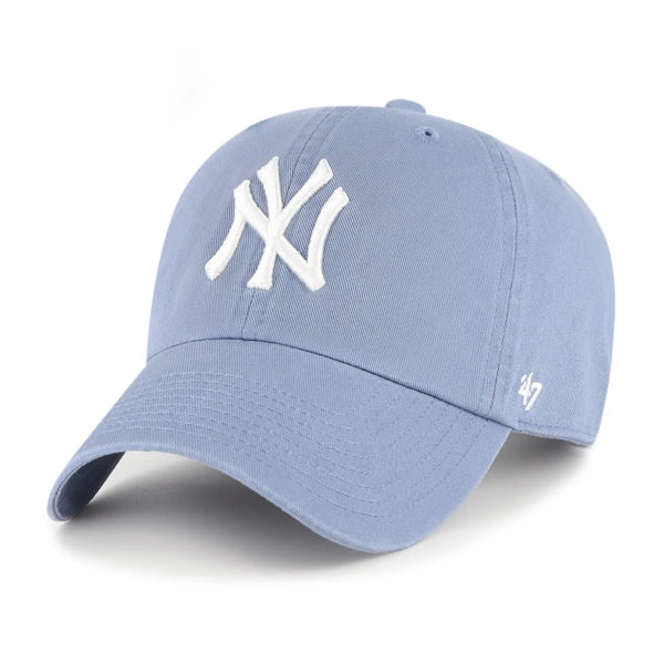 Czapka z daszkiem 47 Brand New York Yankees Clean Up jasno niebieska
