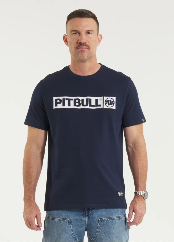 Koszulka męska T-Shirt Pit Bull Pitbull Hilltop 25 granatowa