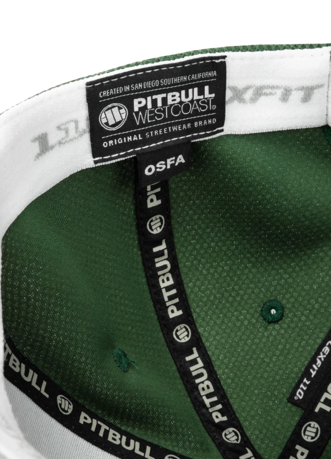 Czapka z daszkiem Snapback Pit Bull Hybrid Logo zielona