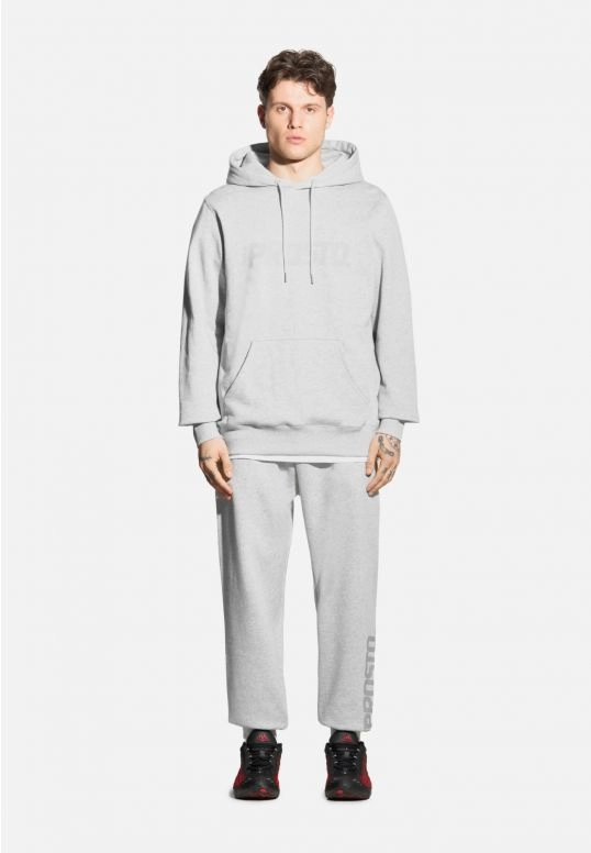 Spodnie dresowe męskie Prosto Matched szare
