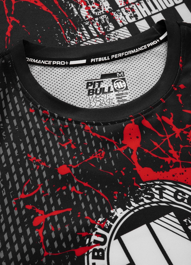 Koszulka Longsleeeve męski Pit Bull Pitbull Performance Pro Plus Blood Dog II czarna