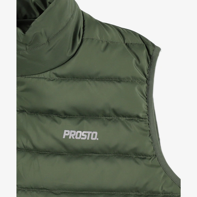 Bezrękawnik męski Prosto Klasyk Kamizelka Ultralight zielona