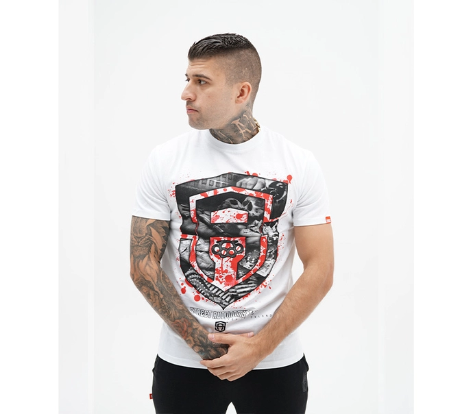 Koszulka męska t-shirt Street Autonomy Fuck biała