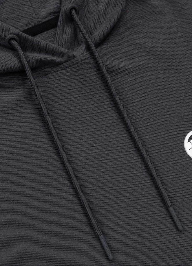 Bluza męska Pitbull Pit Bull Pique Rockey hooded grafitowa