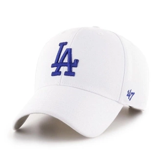Czapka z daszkiem 47 Brand Los Angeles Dodgers biała
