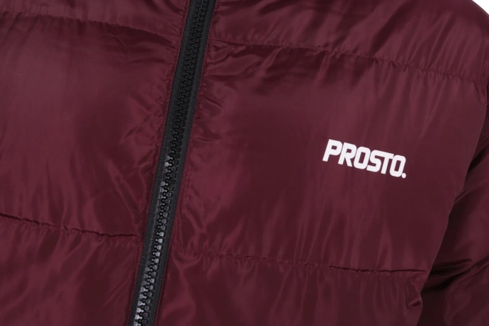 Kurtka zimowa męska Prosto Klasyk Adament bordowa