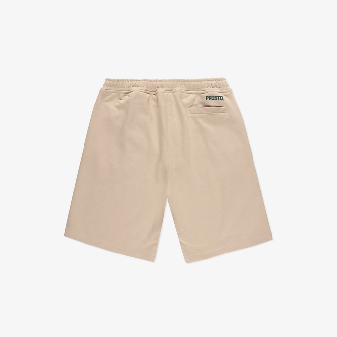 Spodenki męskie dresowe Prosto Klasyk Hiddo beżowe